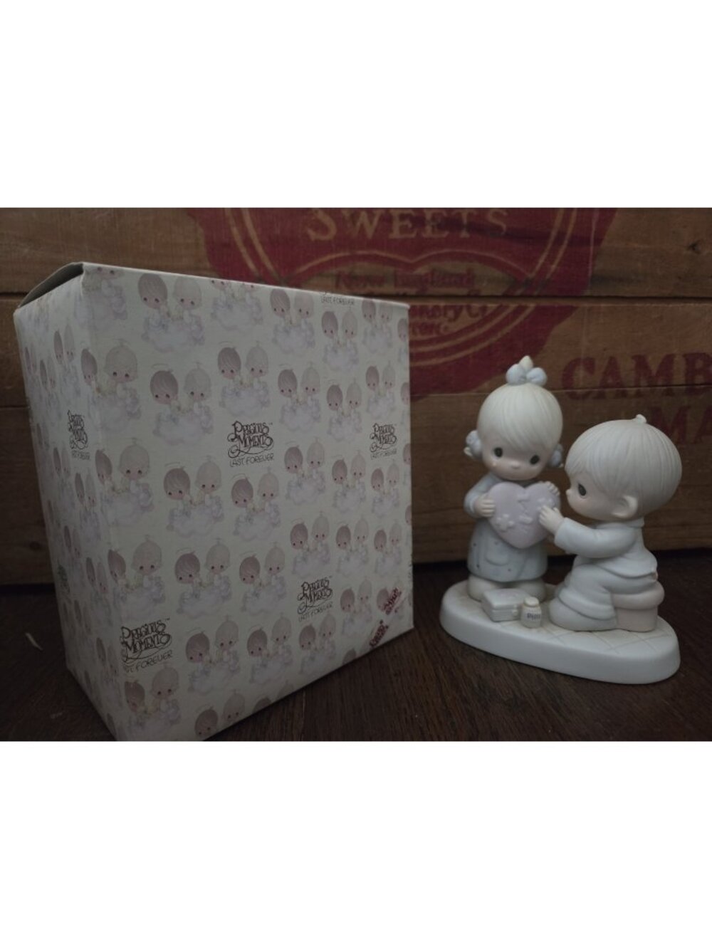 Precious Moments 100080 He's the Healer of Broken Hearts Porcelain Figurine